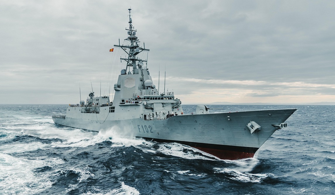 İspanyol donanması aynı anda beş fırkateyni göreve gönderdi