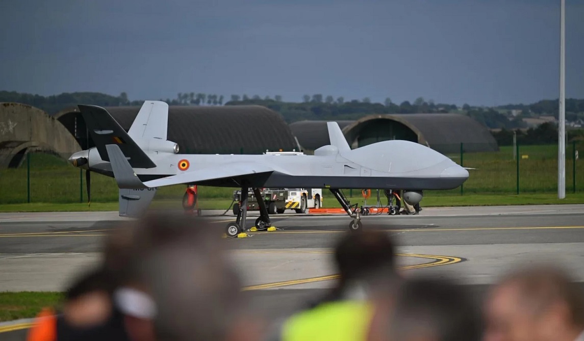 Belçika'nın ilk MQ-9B SkyGuardian'ı havalandı
